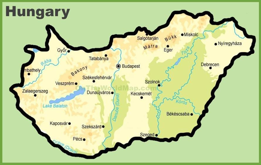 budapesta வரைபடம்