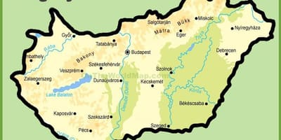 Budapesta வரைபடம்